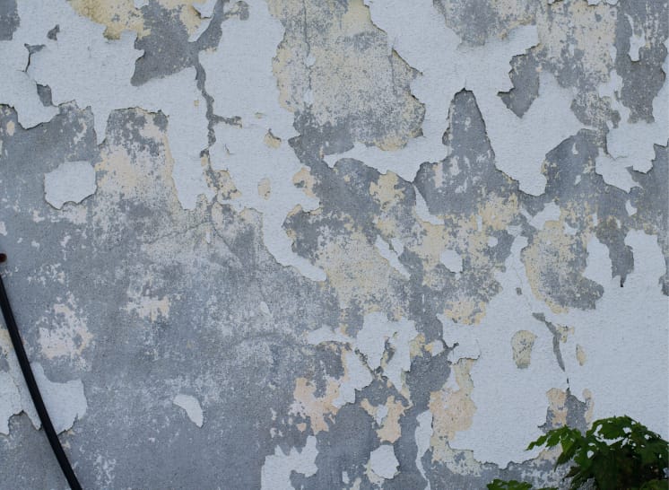 塗膜の剥離・浮きのイメージ画像